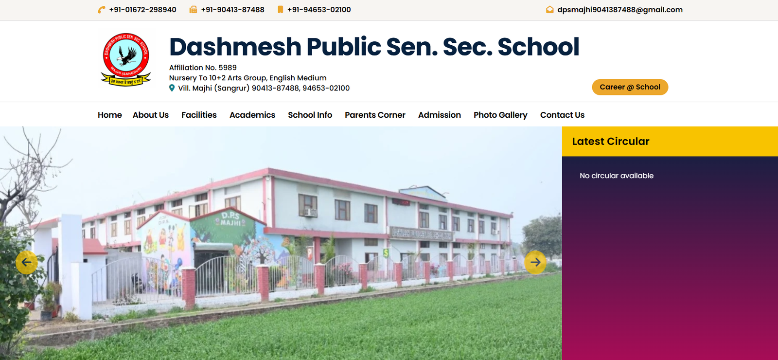 DPS Majhi — Senior Secondary School